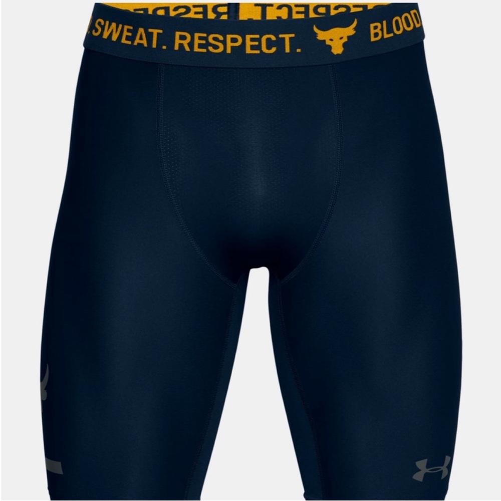 Under Armour mens HeatGear Project
Rock Compression Shorts navy blue